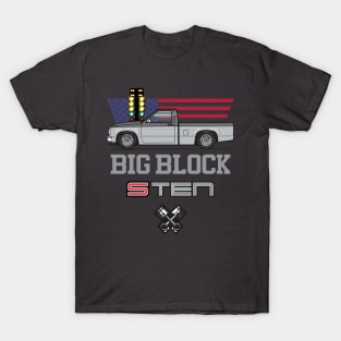 Big Block Silver T-Shirt